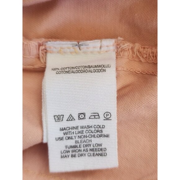 Free People Crop Pants Small Pink Champagne Cadet Jogger PullOn Cargo Fairy Boho - Picture 8 of 13